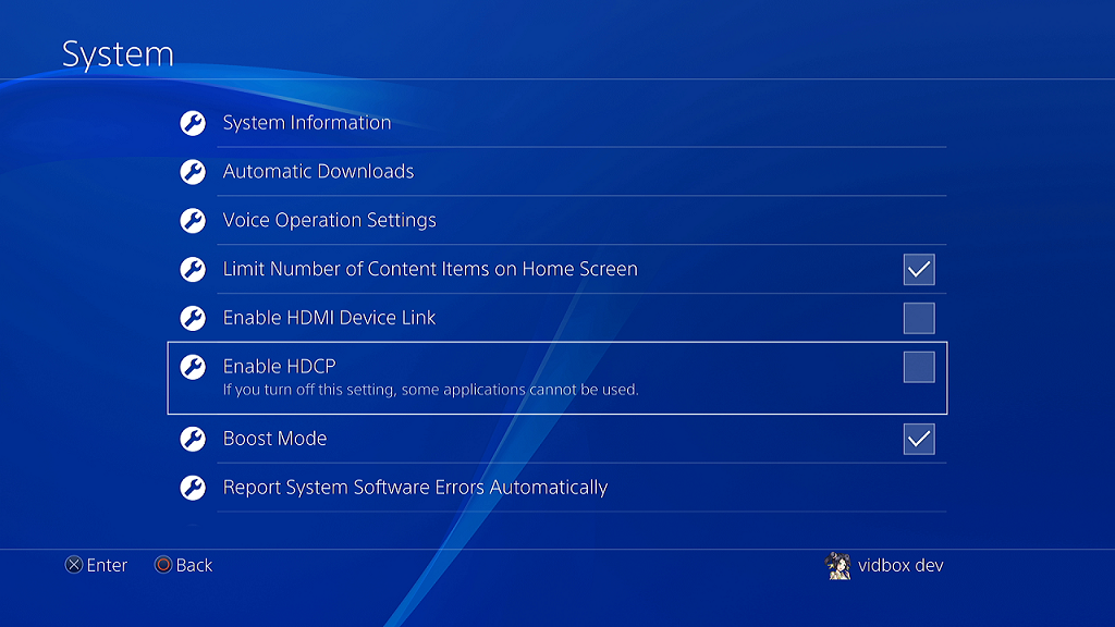 Unable to Record from PS4